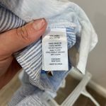 House of Harlow Linen Rayon Pants Blue Striped Boho Wide Leg Summer Beach Sz M Size M Photo 3