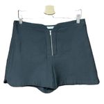 & Other Stories & Other Stories Short Exposed Zipper Front Curved High Waist Black Size US 10 Photo 0