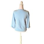 Bartolini Italy Sweater Silk Cashmere Wool Blend Womens Size Large Light Blue Photo 1