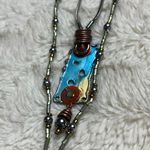 Treska Urban Renewal Collection Tiered Necklace Blue Photo 4