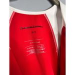 Perfect Moment Chevron Neo Wetsuit in Snow White Navy Red Size Small Rashguard Photo 9