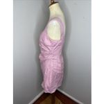 Reformation New  Kerrigan Linen‎ Dress in Babygirl Pink Size 10 Photo 2