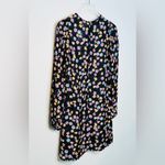 Dorothee Schumacher Floral Confetti Print Structured Volumes Dress Size 3 NWT Black Photo 5