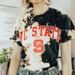 The Vintage Shop NC State Bleached Tee Photo 0