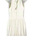 Milly White Halter Poplin Mini Dress S Photo 1