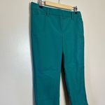 White House | Black Market CLEARANCE! Green WHBM Straight Crop Pants Size 10 EUC Photo 2