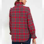 Tuckernuck  Red Plaid‎ Royal Stewart Tartan Ruffle Reagan Button Size XXL Photo 3