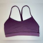 Lululemon Women’s Flow Y Nulu Purple Sports Bra Size 4 Photo 1