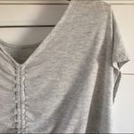 Jennifer Lopez Vintage Y2K Gray Cinch Back Crop Top Size Small Photo 2