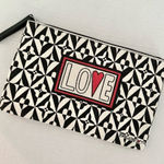 Brighton Love Zippered Makeup Bag Women's Black White Photo 0