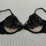 Adore Me  42DDD Underwire Sheer Cup Bra Black Nude Mesh / Lace NWT Photo 4