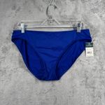 Ralph Lauren Lauren  NWT Blue High-Cut Bikini Swim Bottoms Size 16 Resort Cruise Photo 1