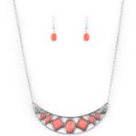 Paparazzi Emblazoned Era Pink Necklace (200) Photo 1