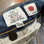 Levi's Levi’s Made and Crafted Japan High Rise Embroidered Skinny 721 Jeans 25x30 Photo 8