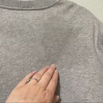 3.1 Phillip Lim Phillip Lim Sweatshirt Grey Crew Neck Toggle Waist Womens XS Ruched Sleeve Artsy Photo 8