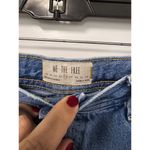 We The Free  Straight Jeans Women's 28 Blue Button Fly Mid Rise Crop Distressed Photo 2