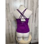 Athleta  purple active top with sports bra Photo 5