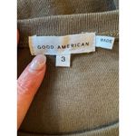 Good American  Dress Women‎ Large Olive Green Ruched Tank Mini Sexy Sheath Photo 10