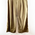 L'Agence Jayce High Rise Pleated Chino Wide Leg Pants Green 29 / 8 Photo 8