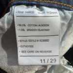 KanCan Signature Women's Mid Rise Distressed Stretch Ankle Skinny Jeans Size 29 Blue Photo 2