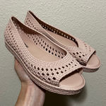 Melissa × Jason Wu Camilla Fruit Scent Woven Open Toe Pink Jelly Flats Womens 8 Photo 0