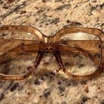 Anthropologie  Frannie  Translucent Square Readers-Beige Photo 0