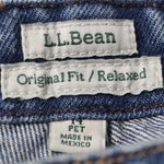 L.L.Bean  Original Fit Relaxed Jeans Size 14P Photo 4