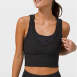 Lululemon Power Pivot Tank *Rib Black sz 6 Photo 0