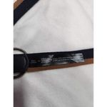 Urban Outfitters  Navy Ecru and Brown D-Ring Belt Size 46 Photo 4