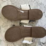 Indigo rd. Thong Sandals Size 7.5 White Silver Photo 0