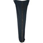 SemSem Black Dress Pants with Gold Beaded Side Seam Detail Size 2 Photo 8