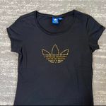 Adidas GUC  Gold Studded Scoop Neck Tee Photo 3