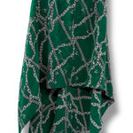 Zadig & Voltaire Zadig & Voltaire Jana CDC Silk Green & Silver Chaines Tie Front Skirt Sz XS Photo 0