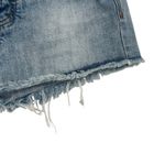 Free People Uptown Rock Denim High Waist Raw Hem Shorts in Camp Waist 28 Photo 3