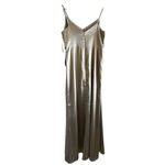 Birdy Grey  New Catherine Shiny Satin Moss Green Large Dress Photo 11