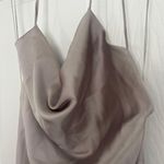 ZARA Cava Satin Camisole Dress Strap Open Back Photo 4