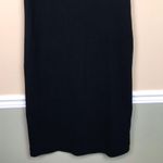 Lauren Ralph Lauren Women’s Black Henley Short Sleeve Midi Shirt Dress Size L Photo 4