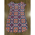 Yumi Kim  100% Silk Abstract Floral Short Sleeve Mini sheath anthropologie dress Photo 1