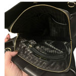 Karl Lagerfeld Black Paris Iris Satchel Bag Photo 8