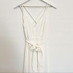 Socialite NWT  Wide Leg Split Leg Jumpsuit Flawed Cream Ivory White Beach Size XS Photo 3