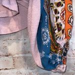 We The Free Free people blossom print Dolan balloon sleeve top mixed paisley thermal top Photo 4