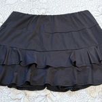 TAIL Doubles Multi Ruffle Tennis SPF 45+ protection Skirt/Skort in Black Sz L Size L Photo 0