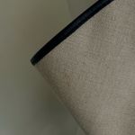 ANINE BING  Large Taylin Linen Tote Bag Beige Black with Dust Bag Sold Out Photo 6