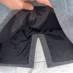 EXPRESS women 4 grey fully lined mini pencil skirt w/back slit Photo 2