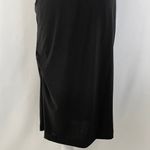 Laundry by Shelli Segal New One Shoulder Side Slit Gathered Dress Black Size 8 Photo 8