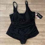 Maxine of Hollywood Maxine NWT Black One-Piece Swimsuit Photo 0