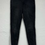 Madewell  Black 10in High Rise Skinny Jeans Womens 29 Raw Hem Casual Stretch Photo 0