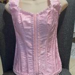 Elegant Pink Lace corset Size M Photo 0