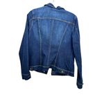 CAbi  #721 Women's Blue Cotton Blend Button Front Denim Jacket Size Medium Photo 1