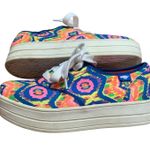 Rocket Dog  women's size 8 electric boogie cotton platform sneakers Photo 0